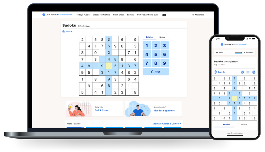 Sudoku product screenshots